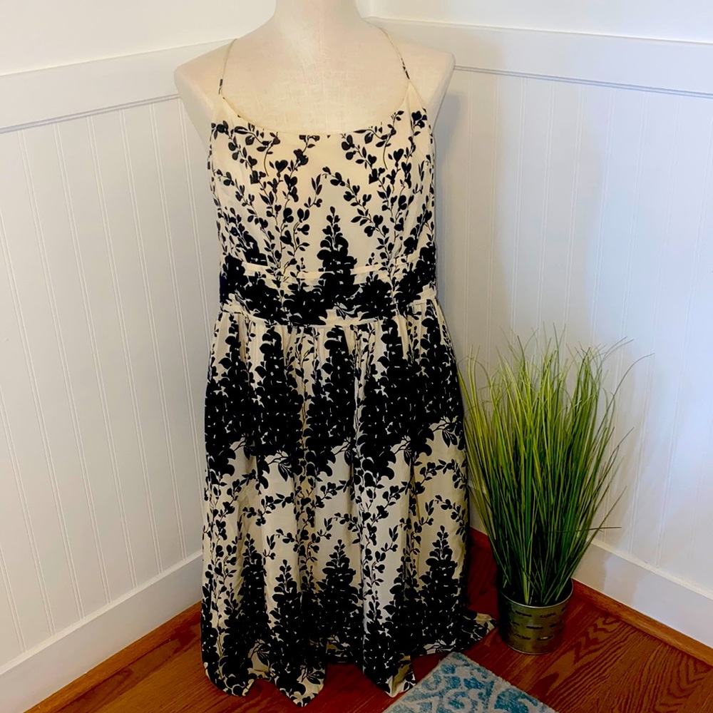 Ann Taylor floral silk dress. Size 12.